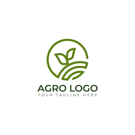 Premium Vector Minimal Agro Firm Logo