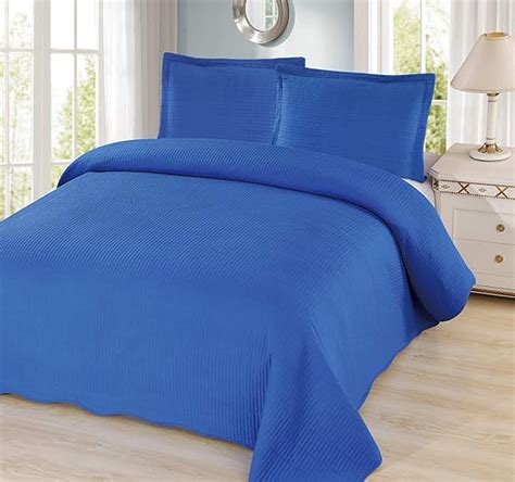 Sapphire Home 3pc California King Size Quilt Bedspread