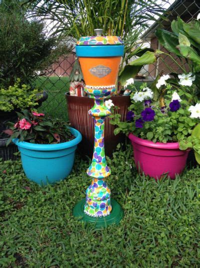 Make a patio ashtray using a water filled jar (or can), cover with twine & invert a painted flower pot. 25+ best ideas about Outdoor Ashtray | Outdoor ashtray ...