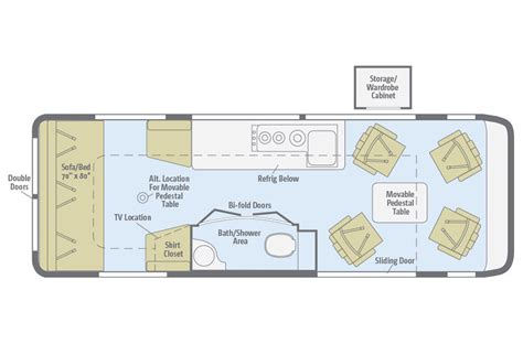 Travato Floor Plan Floorplans Click