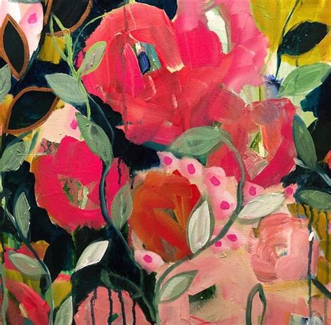 Carrie Schmitt Detail Floral Painting Floral Art Flower Paintings