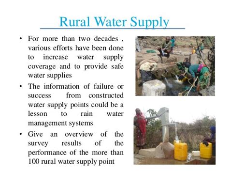 Factors In Sub Optimum Performance Of Rural Water Supply Rws System