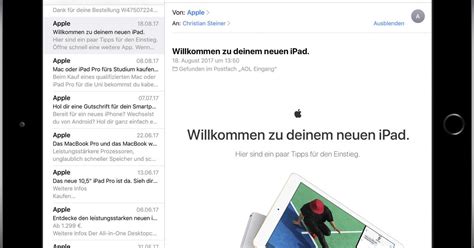 E Mails Auf Dem Ipad Apple Mail Inbox Oder Spark Mac Life