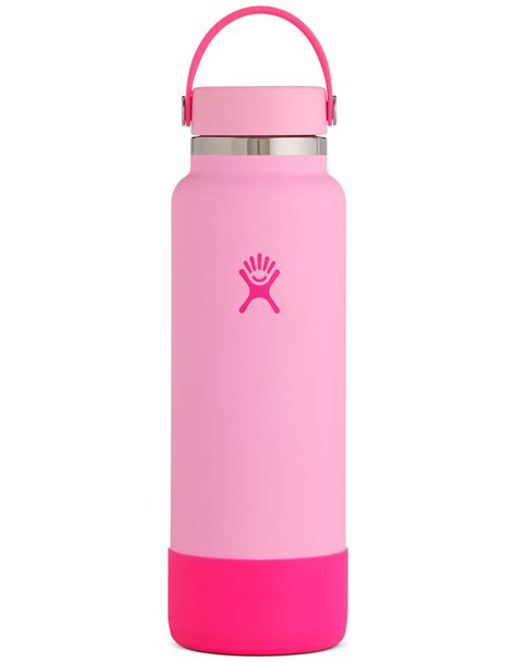 Hydro Flask Prism Pop Pink 40oz Wide Mouth Water Bottle Neon Pink Tillys