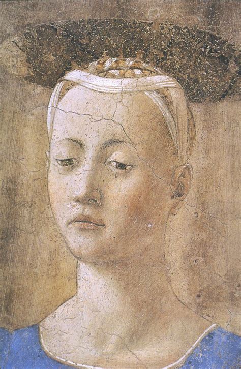 Piero Della Francesca Madonna Del Parto Detail Detached Fresco 203