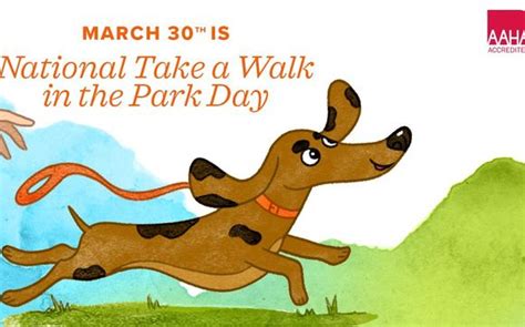 National Take A Walk In The Park Day By New Hope Animal Hospital In