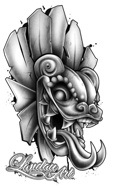 Aztec Warrior Tattoo Skull Tattoos Electric Dragon R E Tattoodonkey
