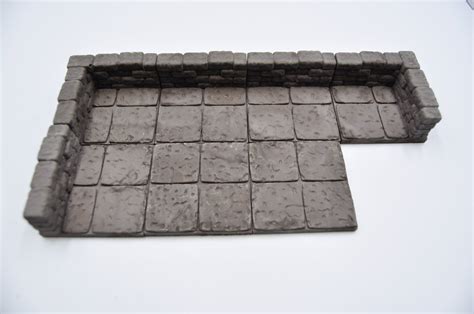 Silicone Mold Dungeon Floor Tile Dnd Miniature Terrain Etsy Dnd
