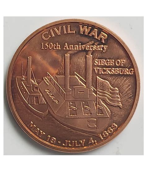 Rare Collectible Glittering American 150th Anniversary Civil War