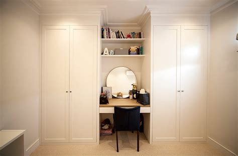 Fitted Wardrobes With Built In Dressing Table Bespoke Dressing Tables