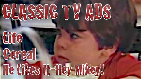 Life Cereal He Likes It Hey Mikey Classic Tv Ad Commercial Youtube