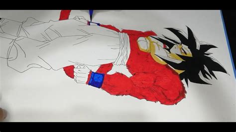 Cómo Dibujar A Goku Fase 4 Youtube