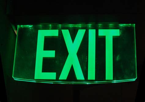 Fileglass Exit Sign Wikimedia Commons