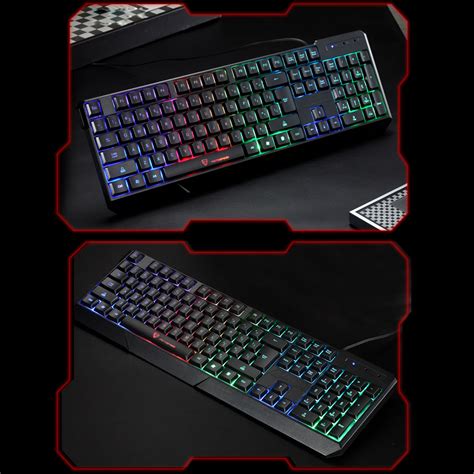 Motospeed 104 Gaming Esport Keyboard Usb Wired Led Colorful Backlit