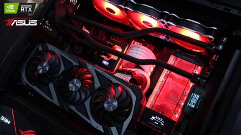 ASUS ROG Strix Helios With Custom Liquid Cooling YouTube