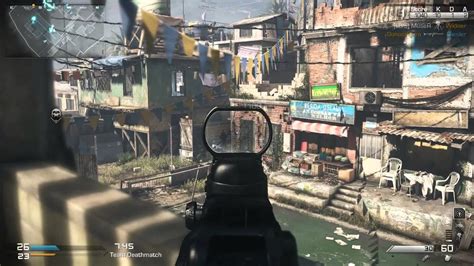 Favela Call Of Duty Ghosts Invasion Dlc Map Tdm Bots Youtube