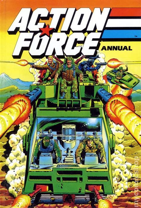 Action Force Annual Hc Uk 1986 1989 Marvel Comic Books