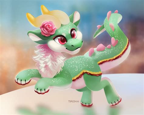Princess Cake Dragon By Tsaoshin On Deviantart