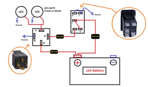 Toggle Switch Wiring Diagram 12v