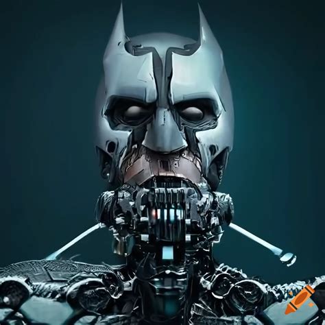 Photograph Of Hyperrealistic Batman Punisher And Cyborg