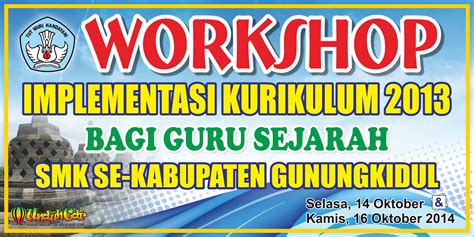 Unduh Cdr Gratis Download Desain Spandukbanner Workshop Kurikulum