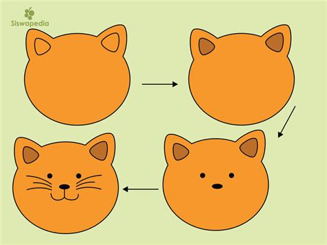 Cara Membuat Sketsa Gambar Kucing Mudah Siswapedia