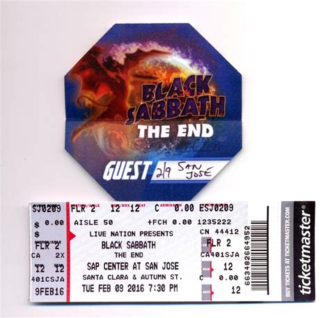 Home Of Metal Black Sabbath ‘the End Tour San Jose 922016