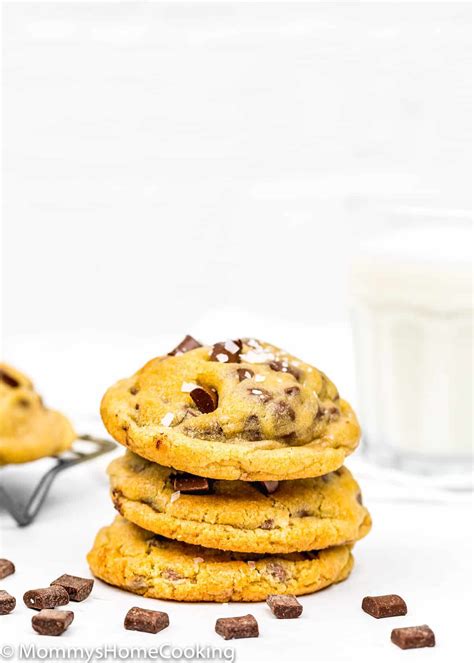 The Best Eggless Chocolate Chip Cookies Video Mommy S Home Cooking Eggless Cookie Recipes