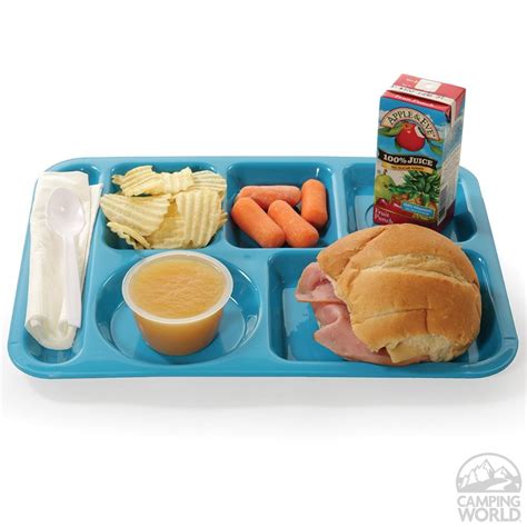 Cafeteria Tray Blue Cafeteria Food Cafeteria Tray Studying Food