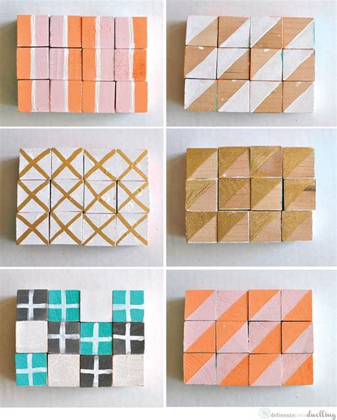 Painted Geometric Blocks
