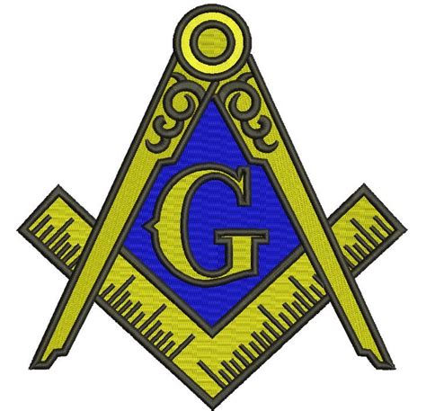 Masonic Embroidery Mason Logo Machine Embroidery Design Freemason