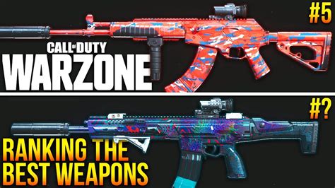 Call Of Duty Warzone Ranking The Top 5 Best Weapons Warzone Best