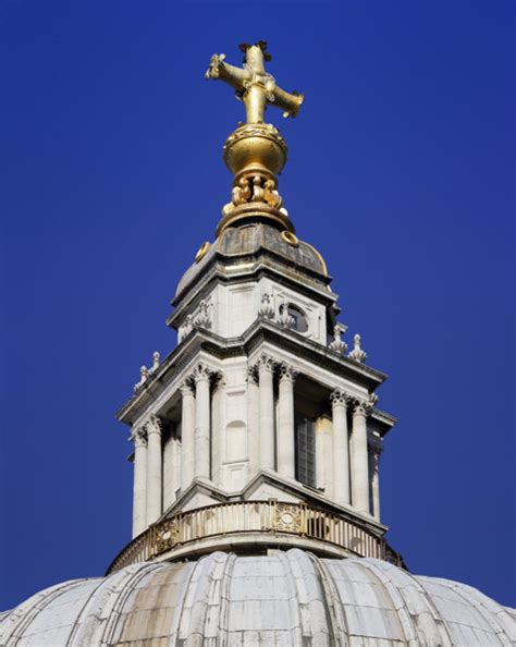 St Pauls Cathedral City Of London The Ball And Lantern On The Dome
