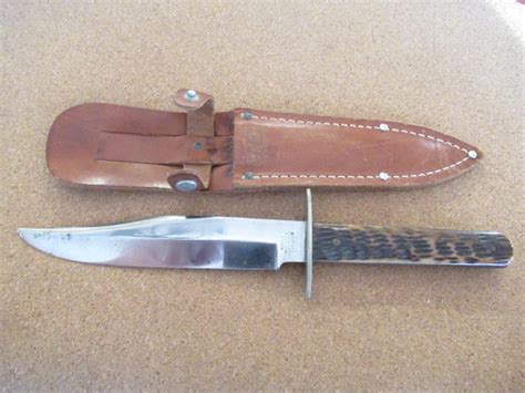 Wade And Butcher Sheffield England Fixed Blade Bowie