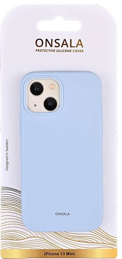 Onsala iPhone mini silikondeksel lyseblå Elkjøp