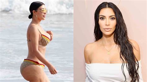 Kim Kardashian Panics Over Unflattering Bikini Photos In Mexico I Literally Dont Look Like