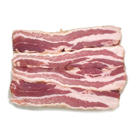 Dry Cured Streaky Bacon Smoked Rindless Countrystyle Meats