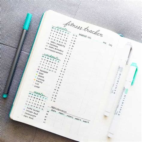 Using My Bullet Journal For Weight Loss Tracking Planning And 71