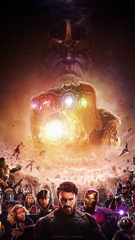 Avengers Infinity War Superheroes Vs Thanos Iphone Wallpaper Iphone