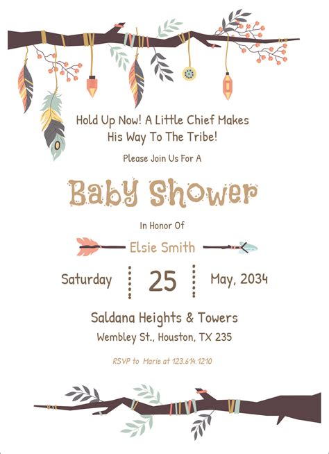 Baby Shower Invitation Templates Free Home Design Ideas