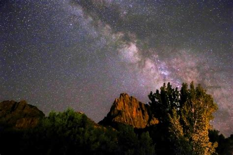 Stars In Zion National Park Astrophotography Night Sky Etsy