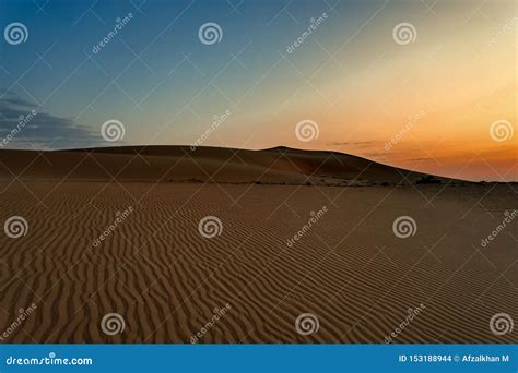 Beautiful Sunrise In Dammam Saudi Arabia Desert Stock Photo Image Of
