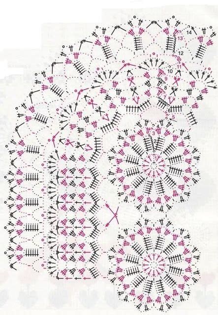 Crocheted Scheme No 667 Crochet Doily Diagram Crochet Doilies