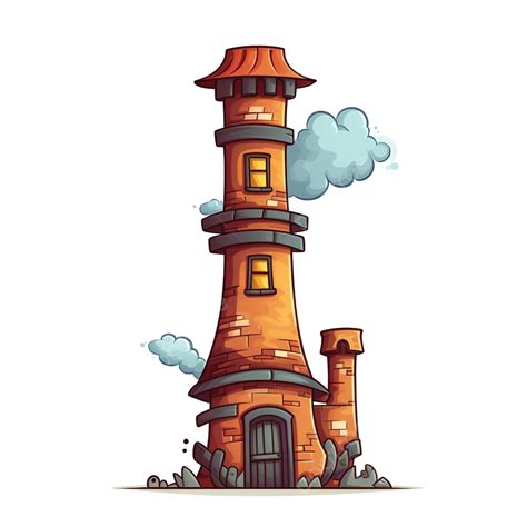 굴뚝 유치한 만화 개체 파이프 굴뚝 만화 Png 일러스트 및 이미지 에 대한 무료 다운로드 Pngtree