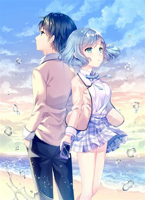 Anime Love Story Animelovekawaiicutekurdishotakuart Couple