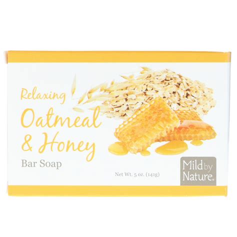 Mild By Nature Relaxing Bar Soap Oatmeal And Honey 5 Oz 141 G