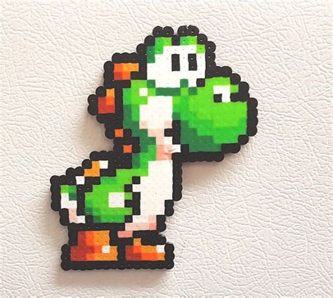 Yoshi Super Mario Pixel Art Grid Entries Variety