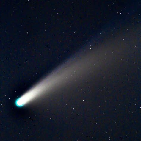 Closeup Shot Of Comet Neowise That I Took Last Night Rastrophotography
