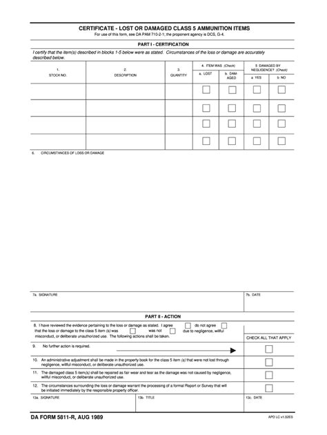 Da Form 5811 Fill Online Printable Fillable Blank Pdffiller