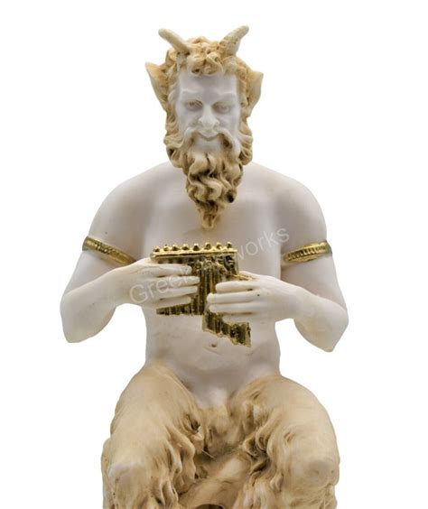 PAN Satyr Greek Nude God Of Nature Faunus Figurine Statue Sculpture 9